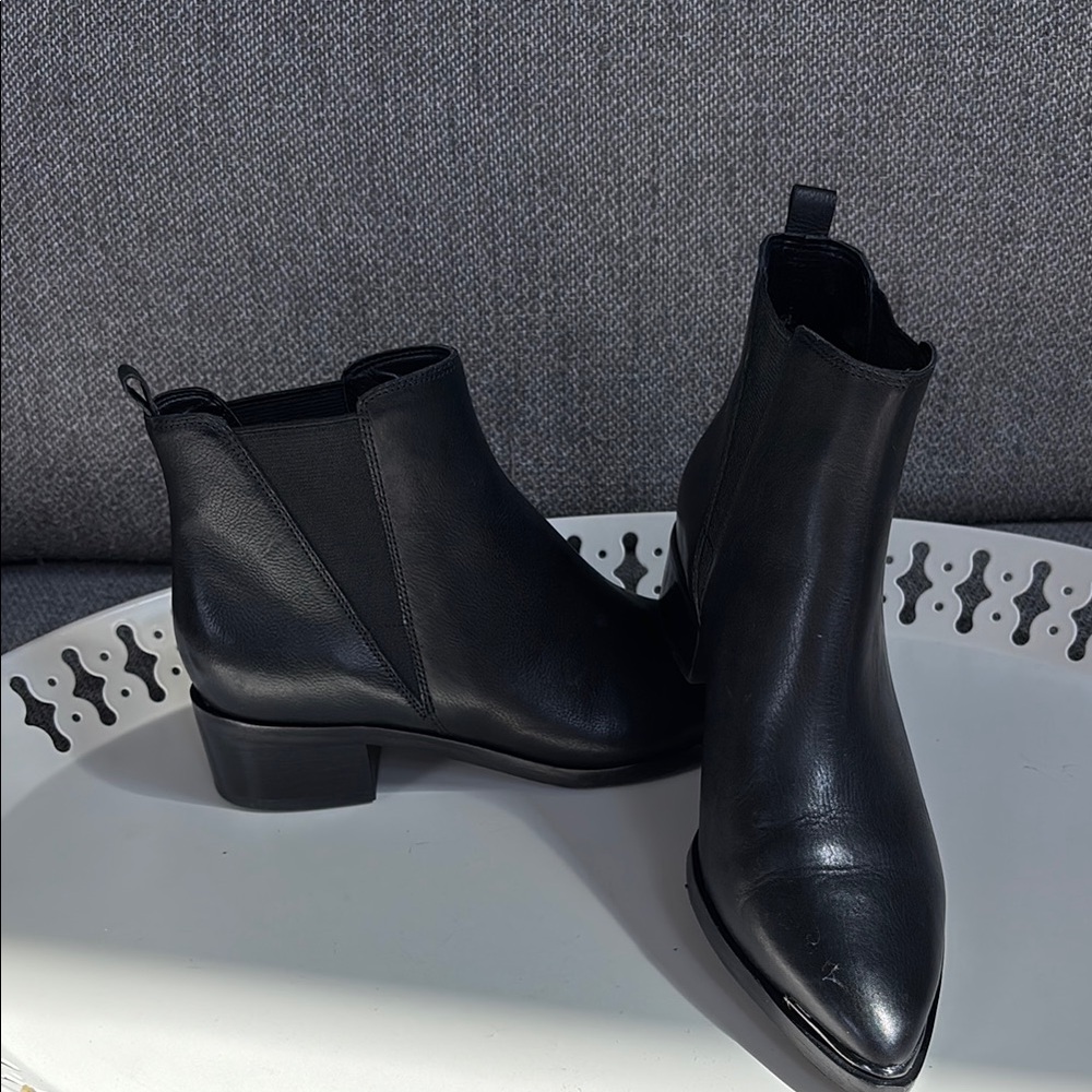 Marc Fisher Black LTD Ankle Booties with Sleek Design